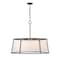 Z-Lite Lenyx Pendant 8 Light Pendant, Iron Ore & White 1935-32IO - alternate 3